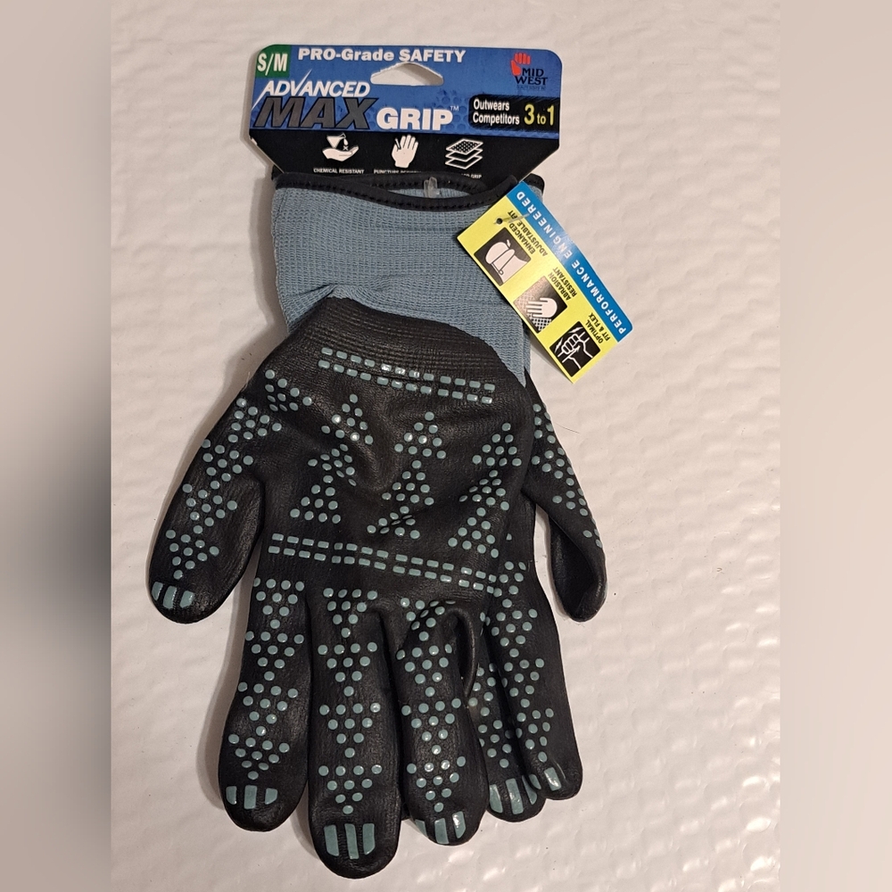 Unisex Work Gloves Size Small Medium Midwest New
